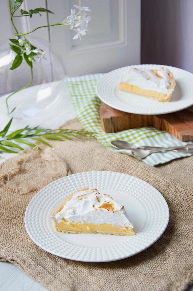 Lemon pie o tartaleta de limón y merengue La Cuchara Azul Lemon pie